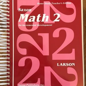 Saxon Math 2 teachers edition and student book 2